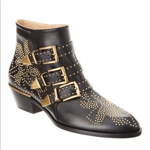 Susanna Studded Leather Bootie